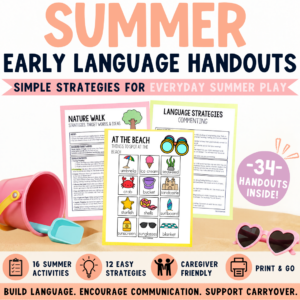 Summer early Language Handouts Front Cover