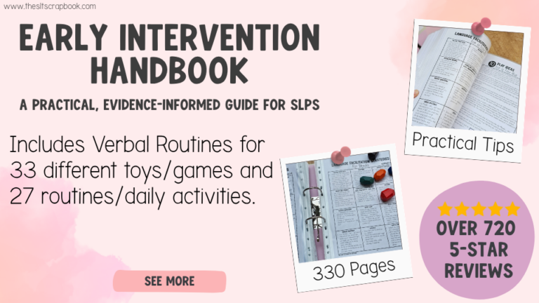 Early Intervention Handbook for Verbal Routines