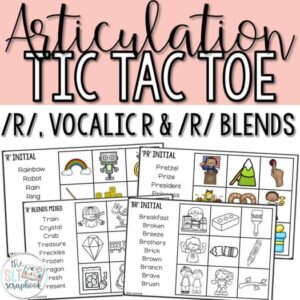 R Articulation Activities Front page