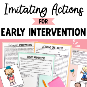 Imitating actions Product front page