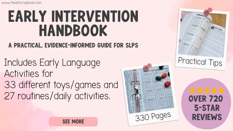 Early Intervention Activities Handbook