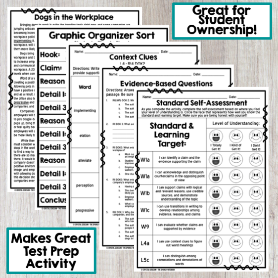 DIGITAL Paired Passage (Paired Text) Set: Differentiated 4th-9th Reading Level - Image 4
