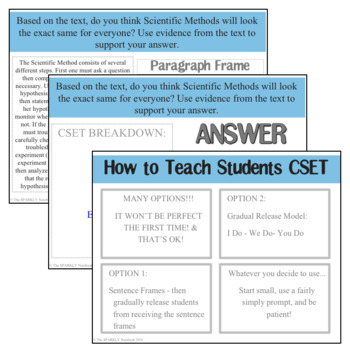 Writing in Science - Constructed Response Strategy - Image 3