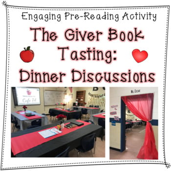 The Giver Pre-Reading Activity: Dinner Discussions