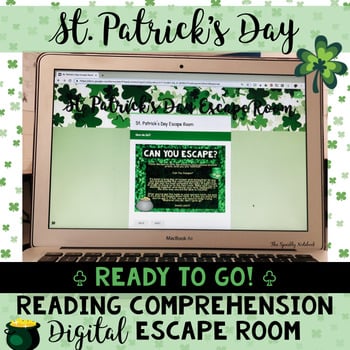 St. Patrick's Day Escape Room ELA: Common Core Aligned