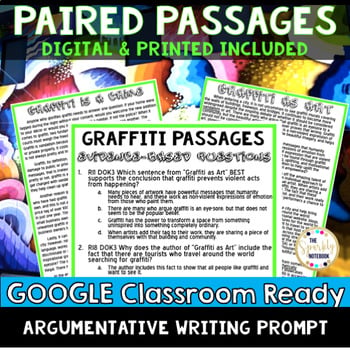 DIGITAL Paired Passage (Paired Text) Set: 8th-9th Grade Reading Level