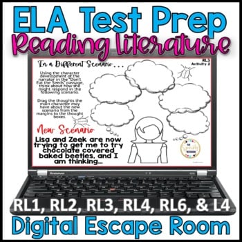 Preparing your middle school students for standardized tests-ELA Test Prep Escape Room