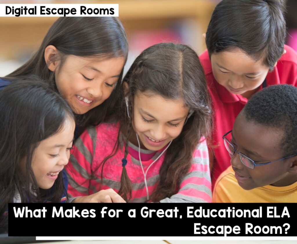What makes for a great, educational ELA escape room?