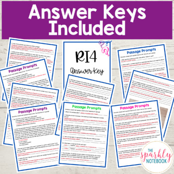 How to teach RI.4 in middle school (7th-grade included answer keys)