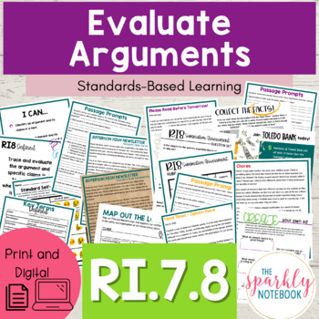 How to teach RI.8 in middle school ela (7th grade)