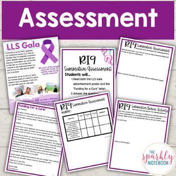 How to teach RI.9 in middle school (assessments)