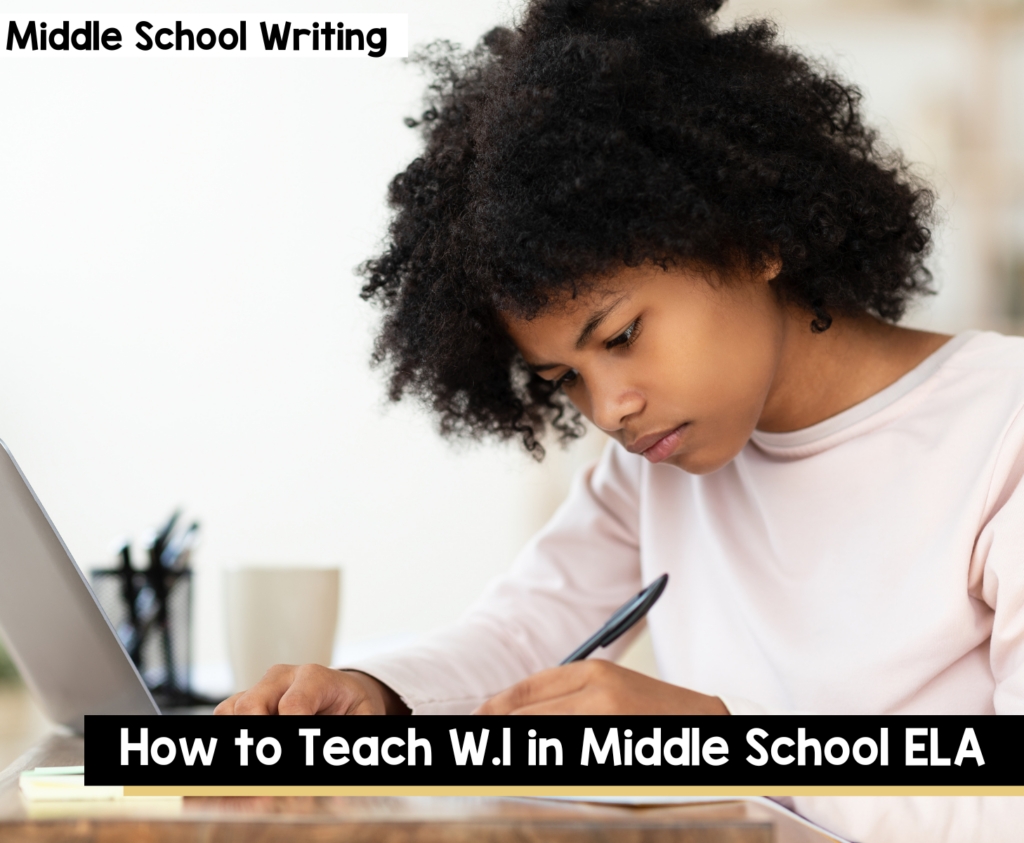 How to teach W.1 in Middle School