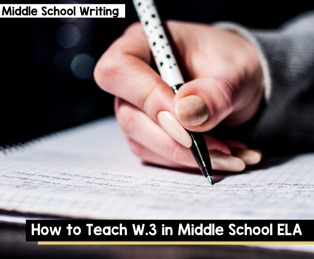 How to teach W.3 in Middle School