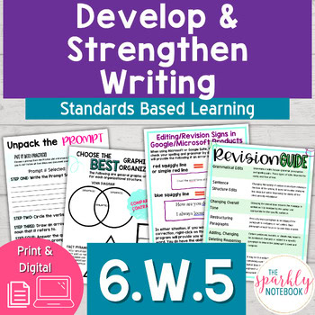 How to teach W.5 in Middle School ELA (6th Grade)