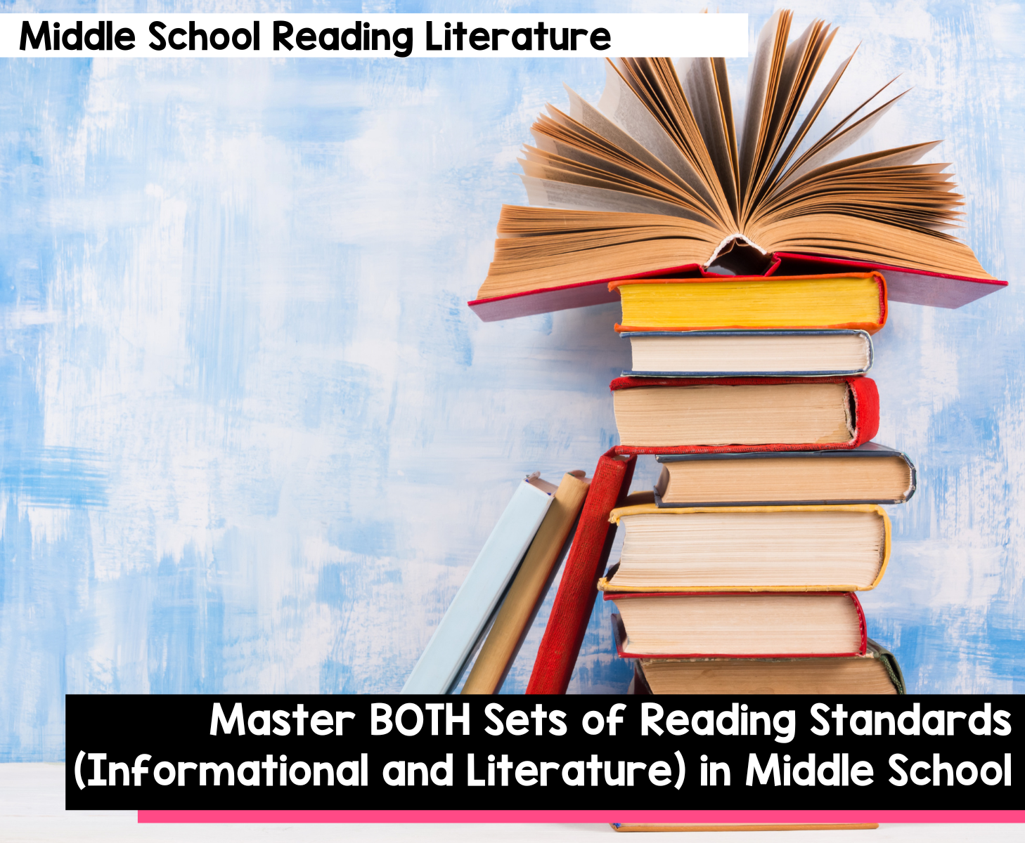 Master BOTH sets of reading strandards (informational and literature) in Middle School