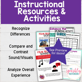 6.RL.7: Compare Different Media Formats - 6th Grade CCSS Aligned - Image 3