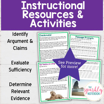 6.RI.8: Evaluate Arguments Claims and Evidence 6th Grade CCSS Aligned - Image 3