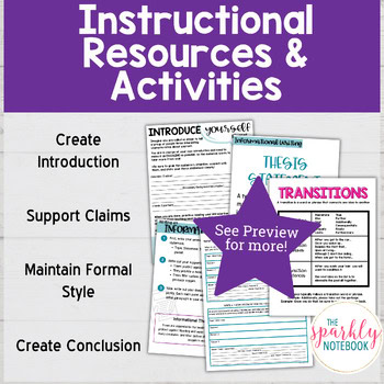 6.W.2: Informational Writing with Clear & Relevant Evidence 6th Grade CCSS 6.W.2 - Image 3