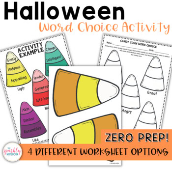 Halloween ELA Activity - Word Choice