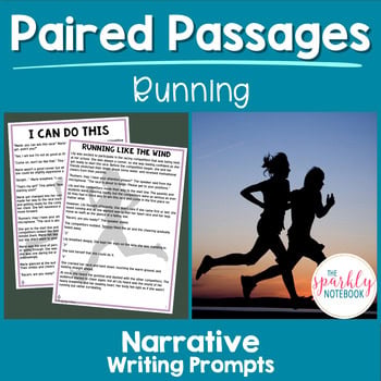 Paired Passages & Narrative Writing - Common Core Aligned - Running