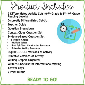 Famous Scientists: Katherine Johnson, Differentiated Reading Passage Set - Image 2