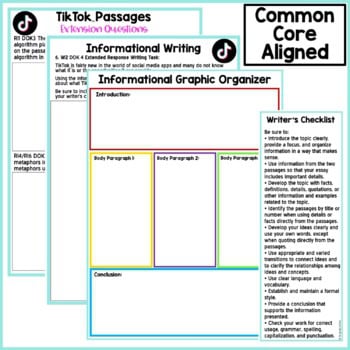 DIGITAL Paired Text (Passage) - TikTok™ Informational: 8th and 9th Grade Level - Image 4
