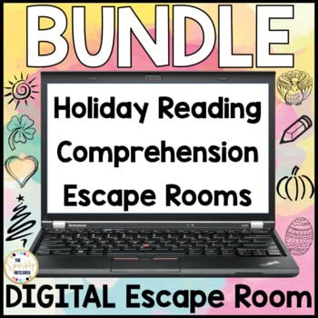 DIGITAL Escape Room BUNDLE: Reading Comprehension