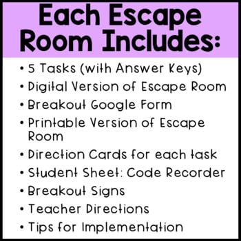 DIGITAL Escape Room BUNDLE: Reading Comprehension - Image 2