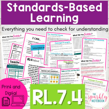 7.RL.4: Meanings of Words and Phrases in Stories and Poetry - 7th Grade CCSS