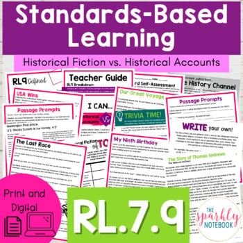7.RL.9: Compare and Contrast Historical Fiction & Historical Accounts | Grade 7