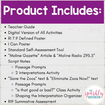 7.RI.9 Analyze & Compare Authors of INFORMATIONAL Nonfiction Text 7th Grade CCSS - Image 2