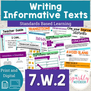 7.W.2 - Informational Writing: How to Write a Thesis with Writing Strategies