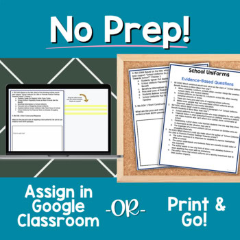 Paired Passages: Argumentative Writing for 6th & 7th Grade School Uniforms - Image 4