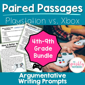 DIGITAL Paired Text Passage - DIFFERENTIATED BUNDLE: Video Game Consoles