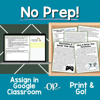 DIGITAL Paired Text Passage - DIFFERENTIATED BUNDLE: Video Game Consoles - Image 4