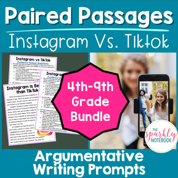 DIGITAL Paired Text Passages - DIFFERENTIATED BUNDLE: IG v. TikTok