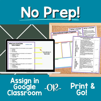 Informational Writing Paired Passages Activities 4th & 5th Grade Fact or Fiction - Image 4
