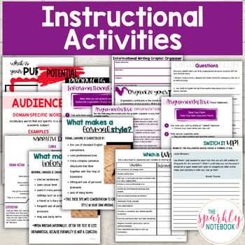 8.W.4 - Writing Development Writing Style & Organization 8th Grade CCSS - Image 3