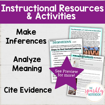 8.RI.1 Make Inferences, Analyze Text & Explain Meaning - 8th Grade - Image 3