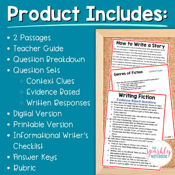 Informational Writing Paired Passages Activities 4th & 5th Grade Writing Fiction - Image 2