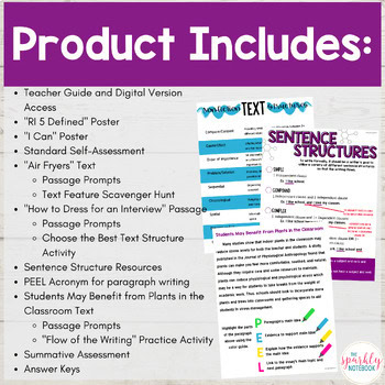 8.RI.5 Analyze Text Features & Common Text Structures - 8th Grade - Image 2