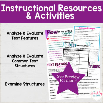 8.RI.5 Analyze Text Features & Common Text Structures - 8th Grade - Image 3