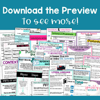 6th Grade Language BUNDLE: All 6L standards - Image 2