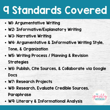 6th Grade Writing BUNDLE: Argumentative, Informational, and Narrative Writing - Image 3