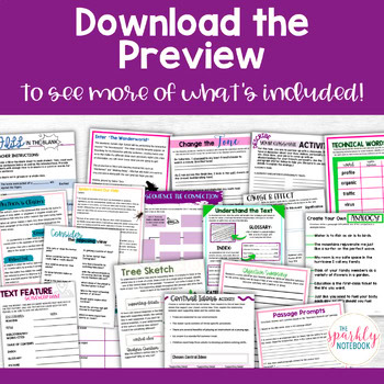 8th Grade BUNDLE: Reading Information & Literature CCSS Assessments & Activities - Image 4