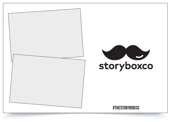 Vintage photo booth with mustache logo for The Story Box Co. in Singapore.