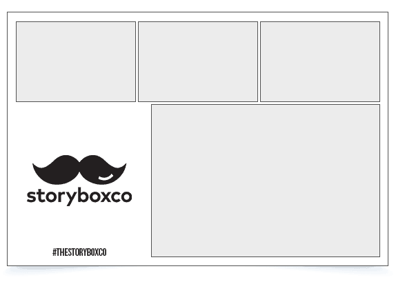 Vintage-style photo booth with mustache logo at The Story Box Co., Singapore.