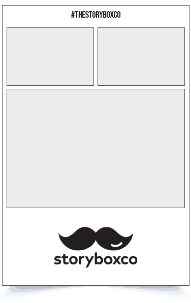 Vintage photo booth frame with mustache logo, perfect for Singapore events.