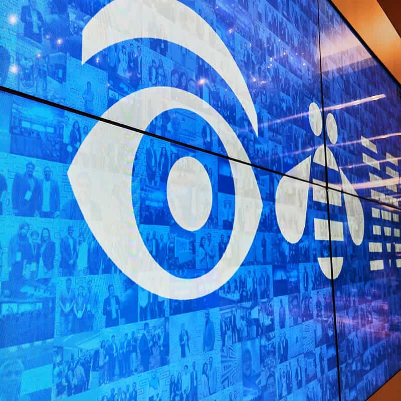 Digital Mosaic Wall