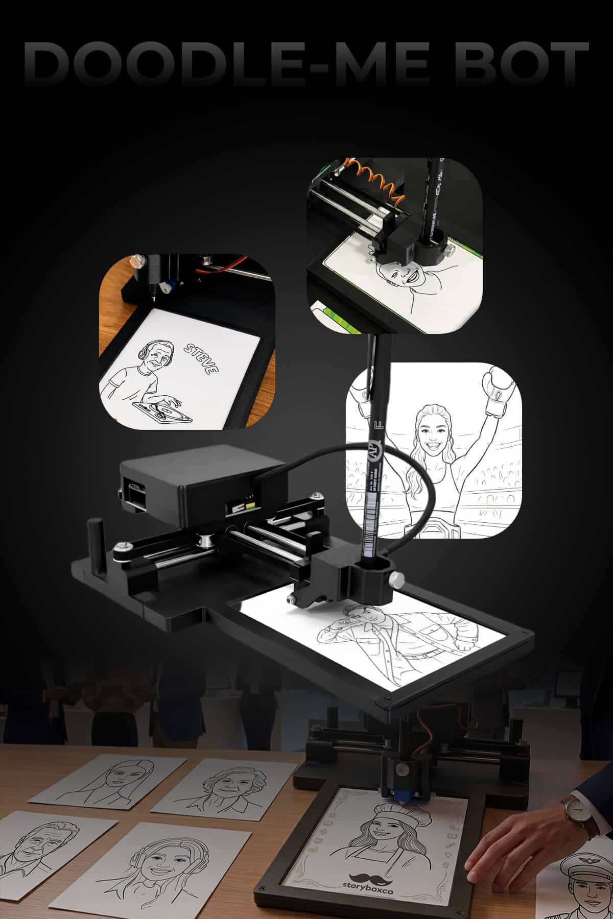 Live Sketch Bot - The Doodle-Me Bot